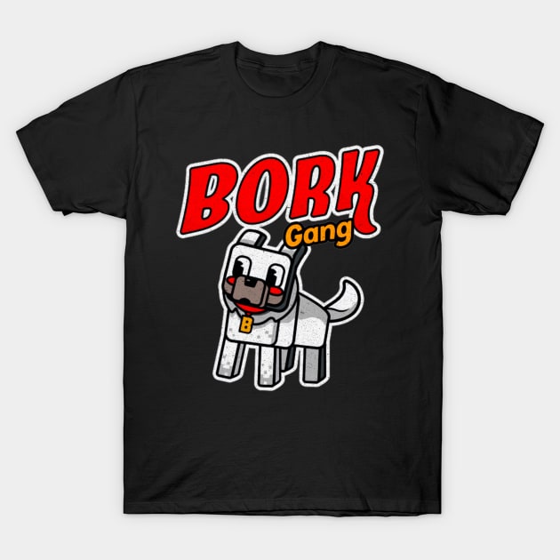 Slogo Bork Gang funny gift for kids T-Shirt by Vixel Art